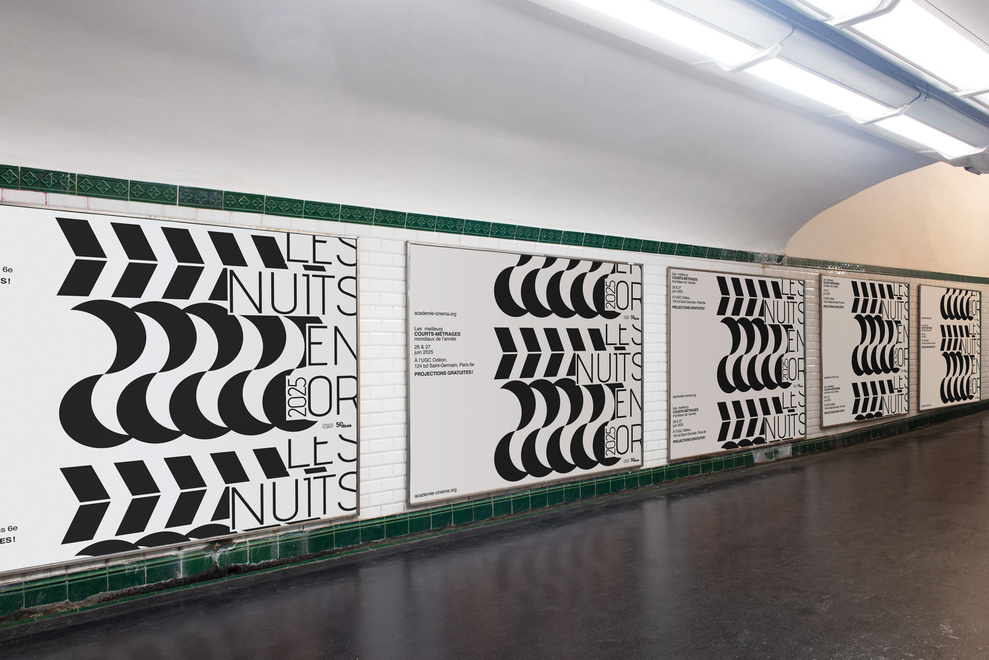 affiche nuits en or format italien